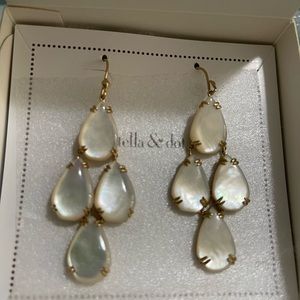 Stella & Dot Botanical Chandelier Earrings